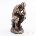 Rodin's The Thinker Cast Resin Statue with Bronze Finish